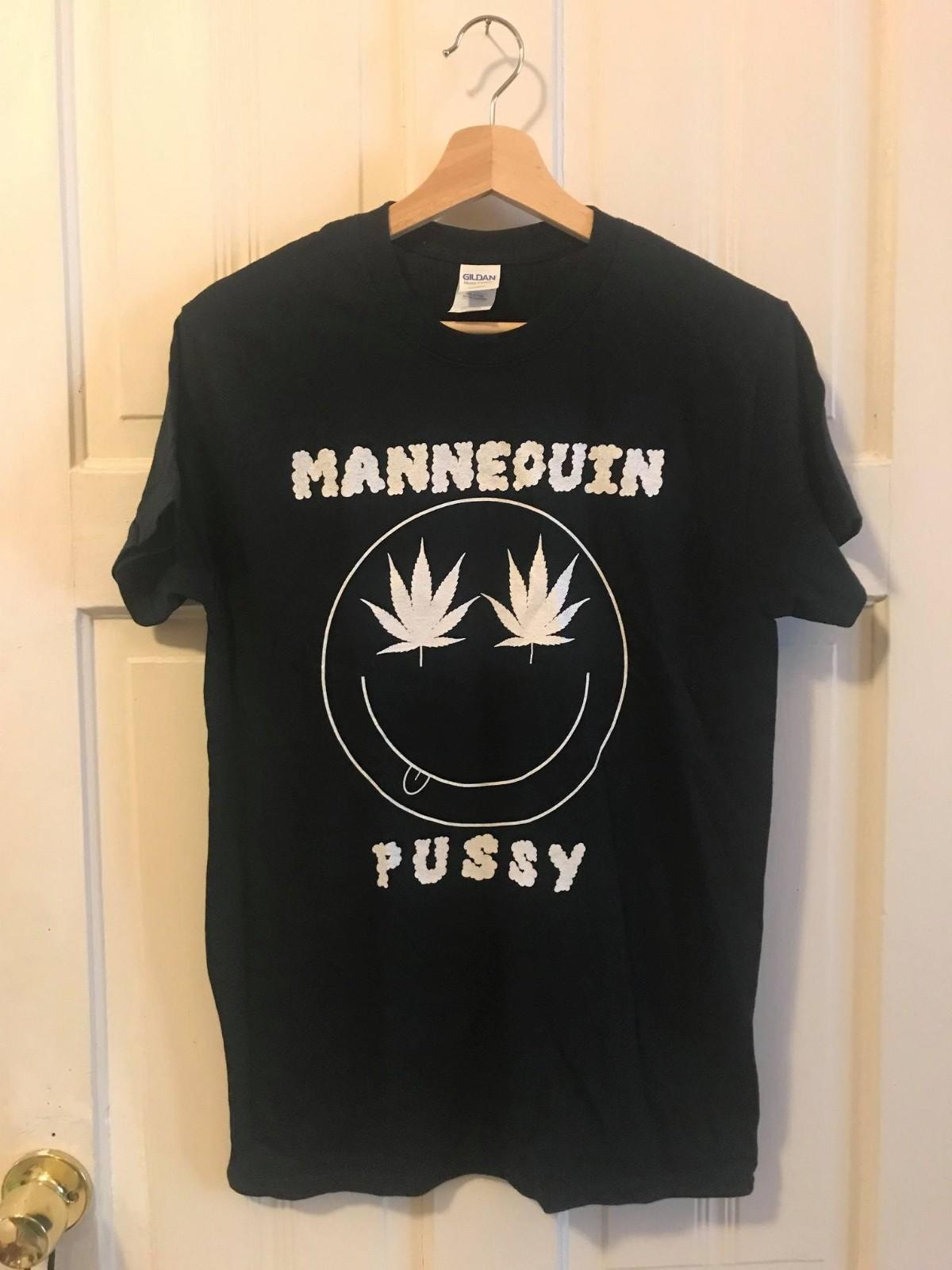 Манекен Pussy ЧЕРНЫЙ 100% Хлопок Унисекс S-5XL Подарок Для Фаната BT1999 Унисекс Футболка XXXXL
