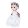 6.7inches Baby Doll Toys Movable Joints Beautiful Dressing Adorable Baby Girl Dolls with Clothes