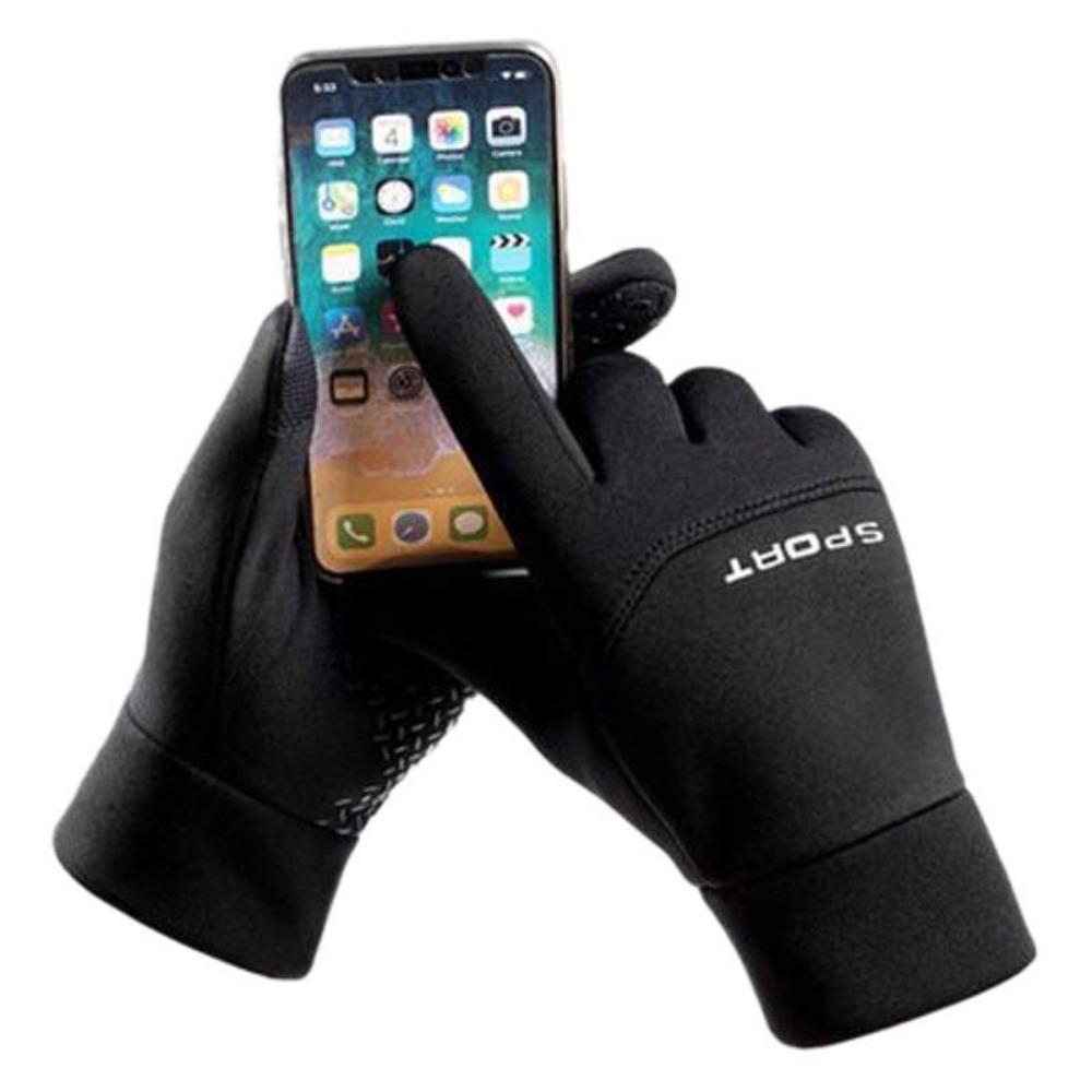 Outdoor Sports Gloves Cycling Mountaineering Climbing Fitness Touch Screen Non-Slip Fishing Full Finger Leakage Two Finger Gloves Men
