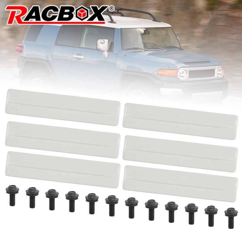 18pcs Roof Rack Removal Delete Kit White For Toyota FJ Cruiser 2007 2008 2009 2010 2011 2012 2013 2014 75596-35020 90119-08C47