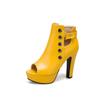Peep Toe Sandals Women Fashion Rivet Platform Women Shoes Summer Autumn Ankle Boots Sandals Female Shoes Plus Size 43 WSH5342