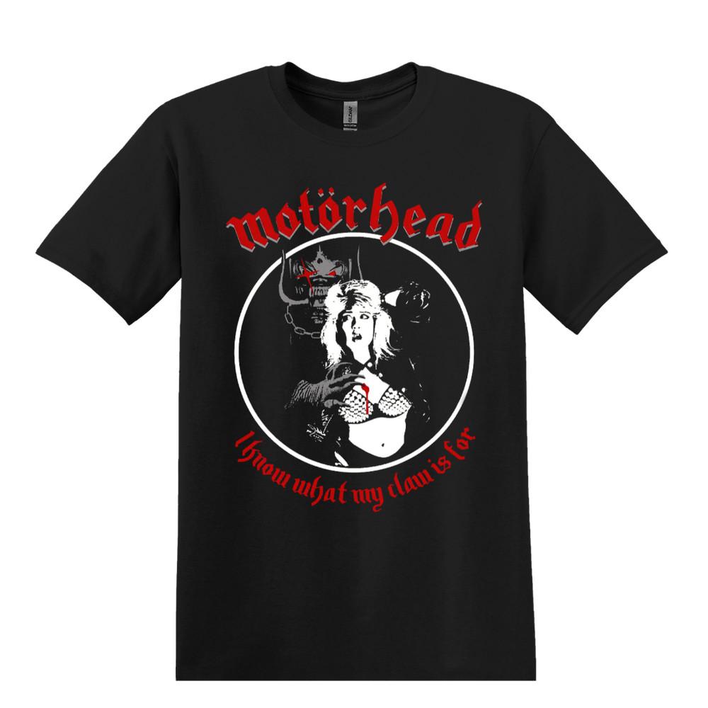 

MOTORHEAD I Know What My Claw Is For Metal Band TShirt Black S3XL Unisex T-Shirt XXL