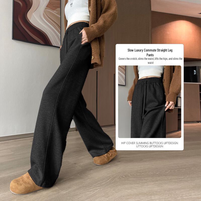 HSTYLE Women's Commuter Loose Straight-Leg Pants