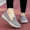 Fashion Women's Vulcanized Shoes Mesh Breathable Sneakers Slip On Flats Platform New Casual Shoes Ladies Anti-slip Walking Woven Shoes