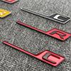 Car Sticker R S C Emblem Trunk Badge Decal for  GT GT43 GT50 GTR GTS GTC C63S E63S GLC63S GLE63S Etc.