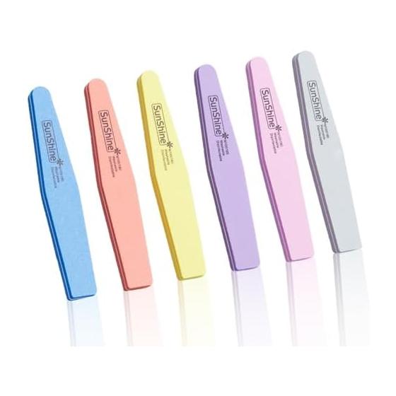 Sponge Nail File Buffer 6 Colors Set 100 180G Nail Buffer Professional Nail Care Nail File