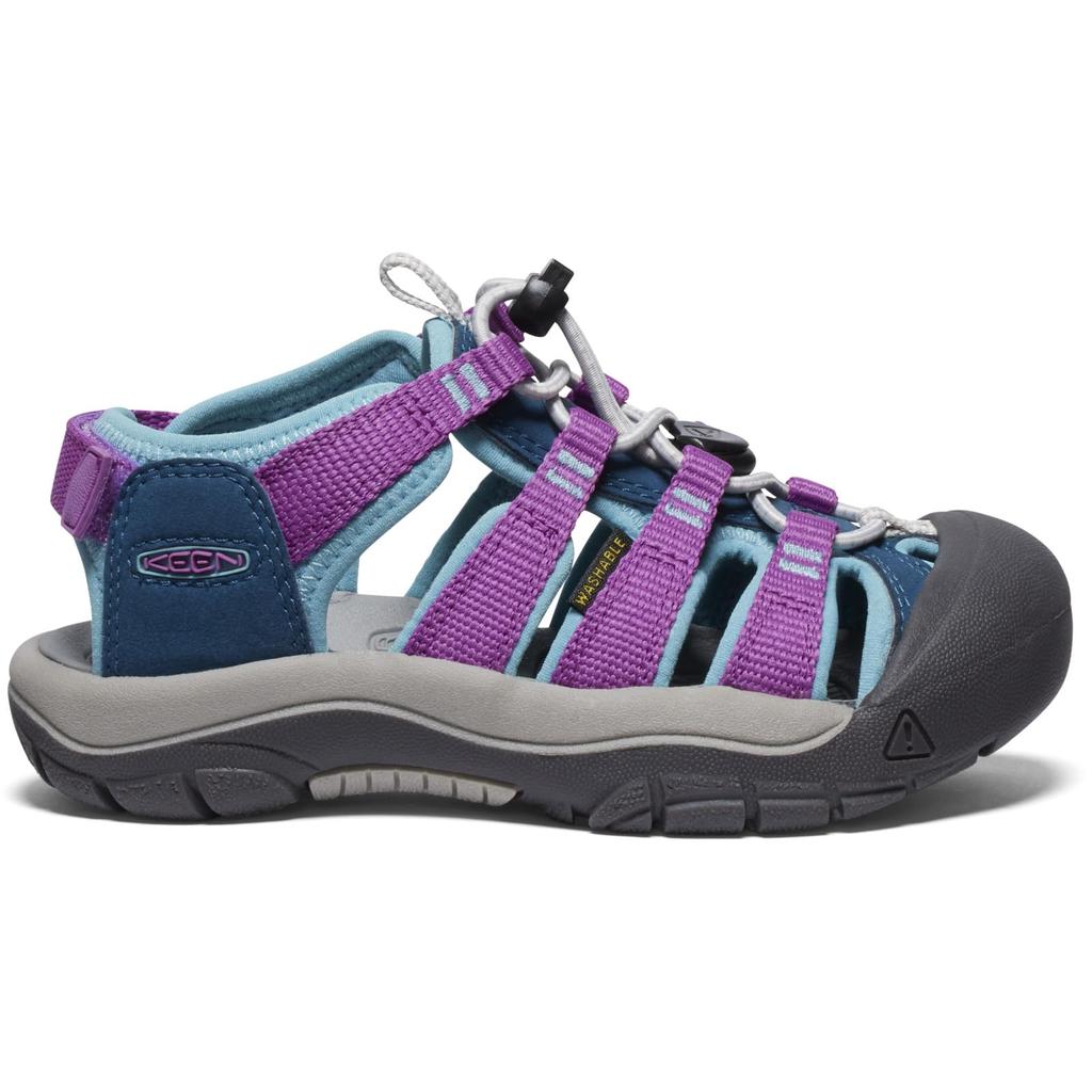 Sandals NEWPORT BOUNDLESS Newport Boundless LEGION Cm [KEEN] Kids' (15.0~19.5cm) BLUE/WILLOWHERB 17.0