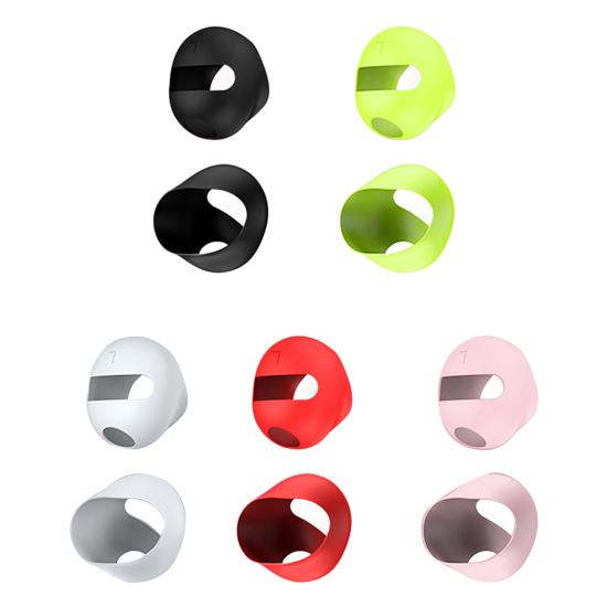 5 Pairs Earbud Case Covers Ultra Light Shock Resistant Anti-loss Silicone Mini Earplug Pads for Beats Fit Pro
