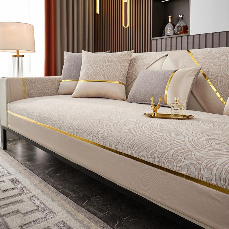 Chenille Sofa Cushion Four Seasons Universal Cushion Light Luxury Modern High-End Sofa Cover Cover