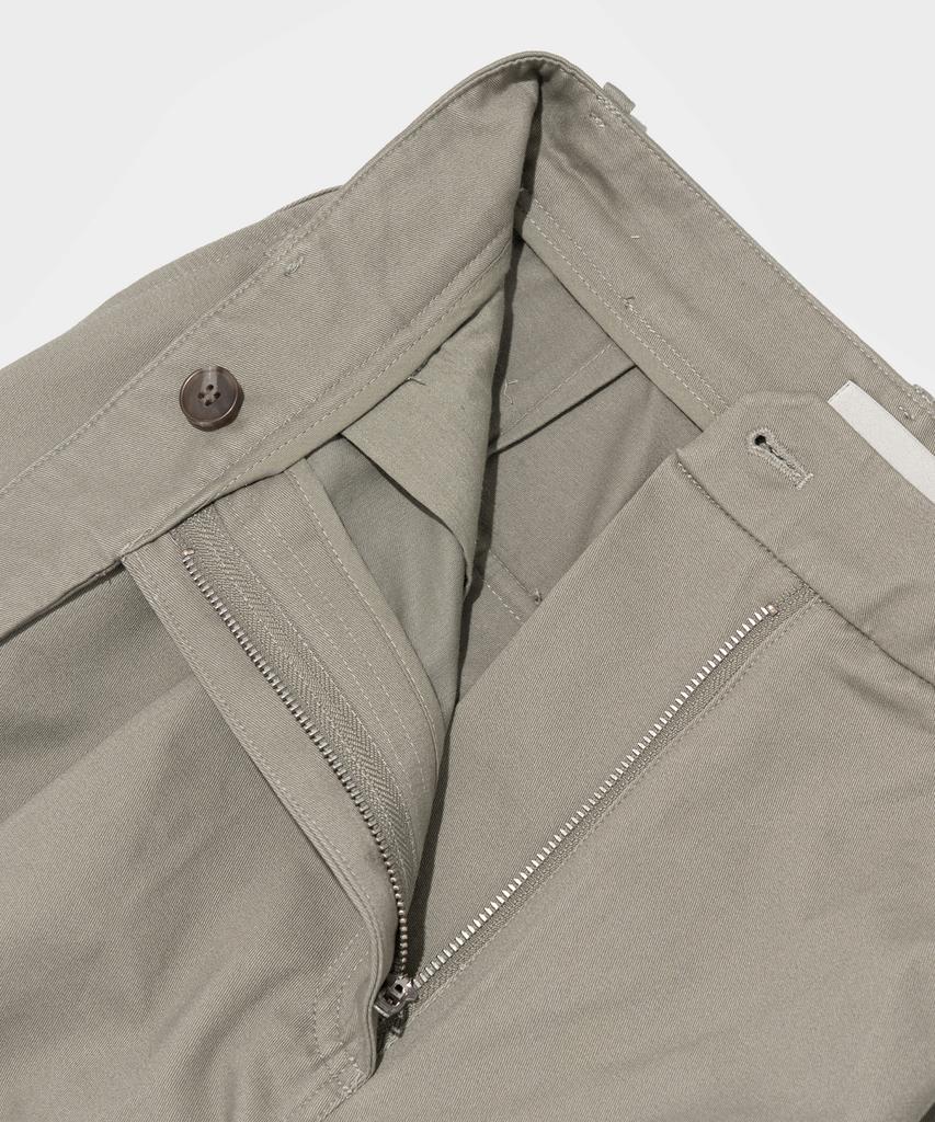 CARGOBROS FOR WOMAN Relaxed Cotton Twill Pants (Khaki)
