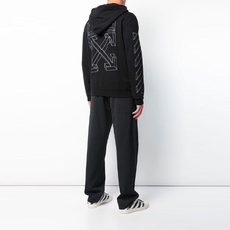 OFF WHITE Sweatshirt Men's Black OMBB033E181920021001