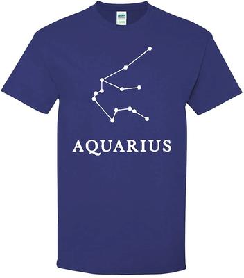 Aquarius Constellation - Star Sign Astrology Zodiac Astronomy Birthday T Shirt