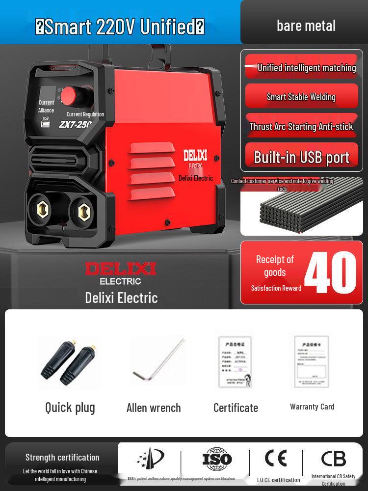 Delixi Dual Voltage High-Power Multi-Function Digital Welder