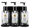 Wall Hanging Plastic Hotel Shower Mount Holder Triple Shower Gel Bottle Shower Bottle Shampoo Bottle Holder