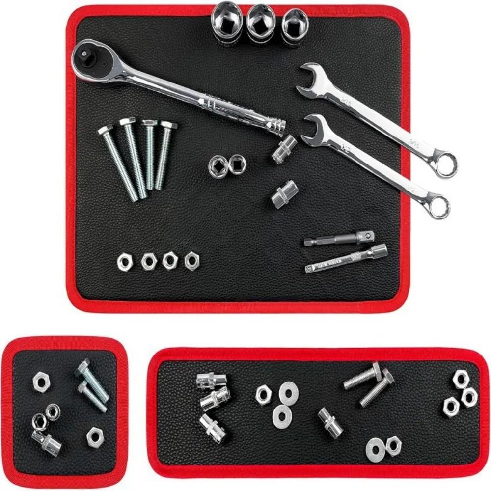 Magnetic Tools Pad Flexible Tool Holder and Mat Mechanic Trays Portable and Storage for Screws and Wrenches Auxiliary Equipment