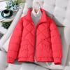 Stand-up Collar Short Down Padded Jacket Women's Loose Thick Warm  Padded Jacket