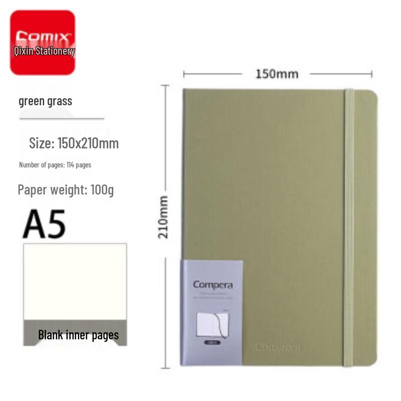 Qixin C8011 A5 Blank Notebook