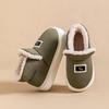 Men's high-top winter warm cotton slippers bag heel thickened couple shoes winter women's hair slippers piled cotton shoes
