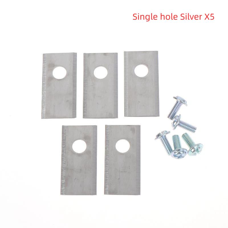 5Pcs Stainless Steel Lawn Mower Cutting Blade Replacement Robotic Lawnmower Cutting Blades For Landroid For Worx