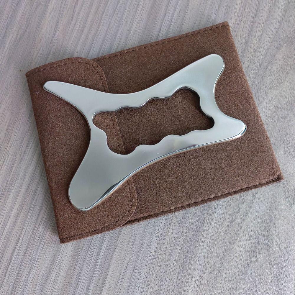 Stainless Steel Gua Sha Massage Tools Reduce Head Neck Pain Arm Massager Body Care