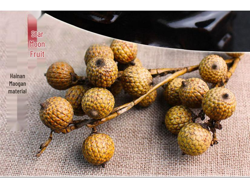 Hainan Star Moon Bodhi Seed 108 Bead Buddhist Rosary Bracelet Necklace Sweater Chain