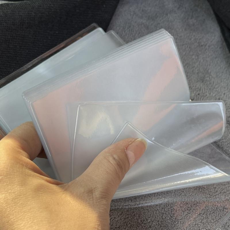 Mini Holds 28 Photos Album Shiny Transparent 3-Inch Star Chasing Small Photo Card Storage Portable Card Bag