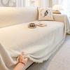 French Cream Style Sofa Cover Cloth for All Seasons Non Slip Anti Cat Scratch Chenille All Inclusive Sofa Cover  Sofa Towel