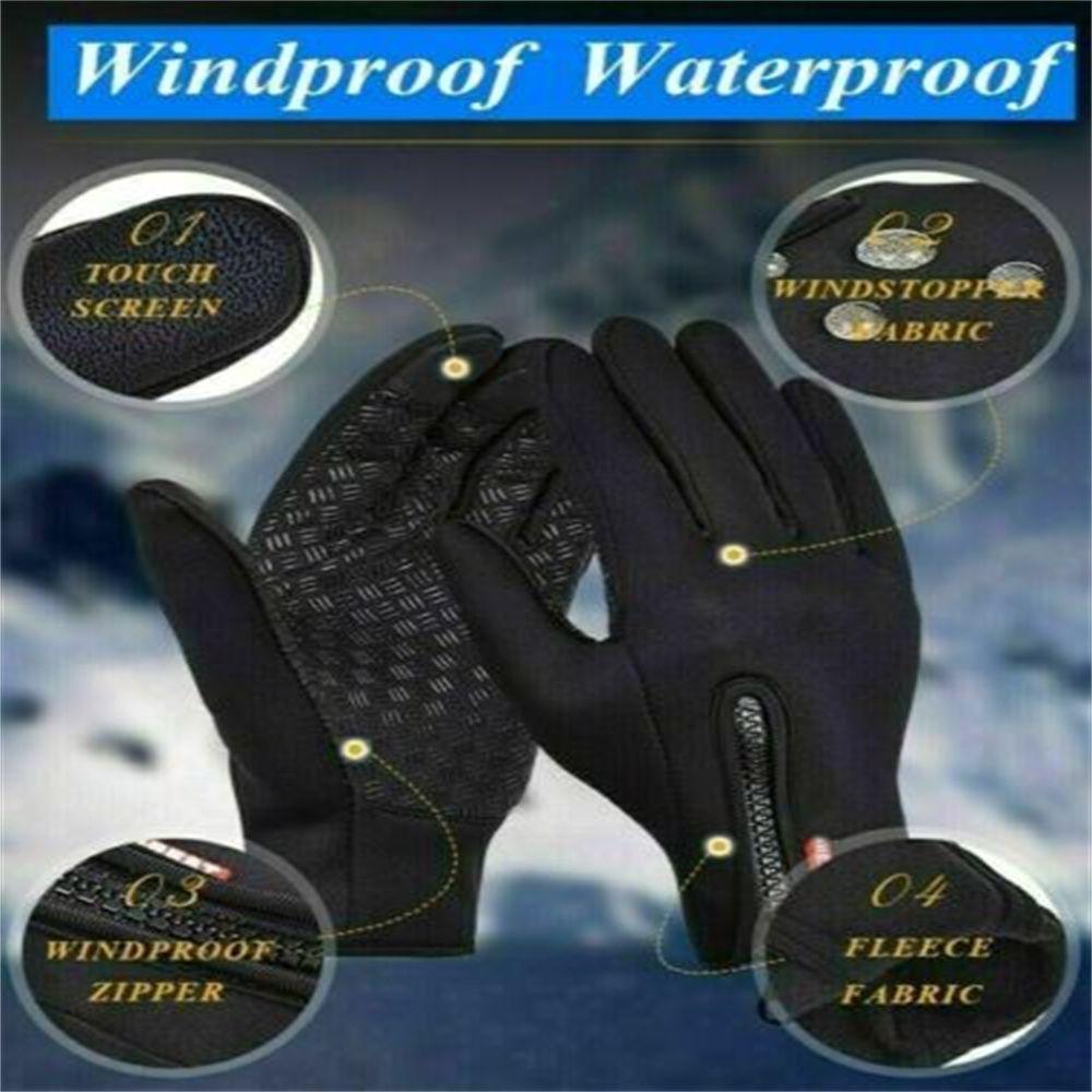 Thermal Men Women Ski Gloves Cycling Gloves Touch Screen Mitten Winter Warm Gloves