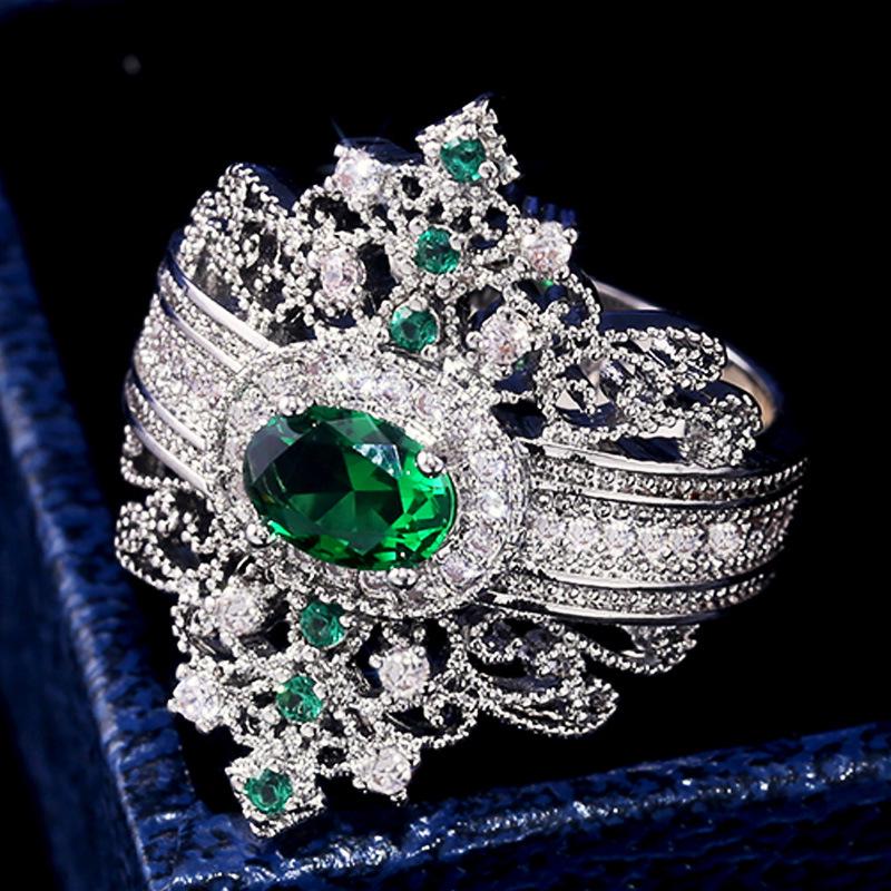 European & American Retro Court Style Women's Copper Ring