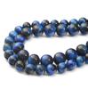 Blue Tiger Eye Stone Beads, Round Natural Beads for DIY Bracelet Necklace Anklet