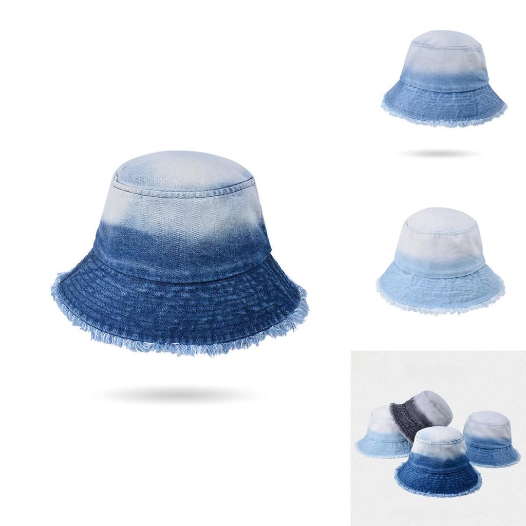 Casual Cotton Bucket Hat Lightweight Sun Protection For Travel And Beach