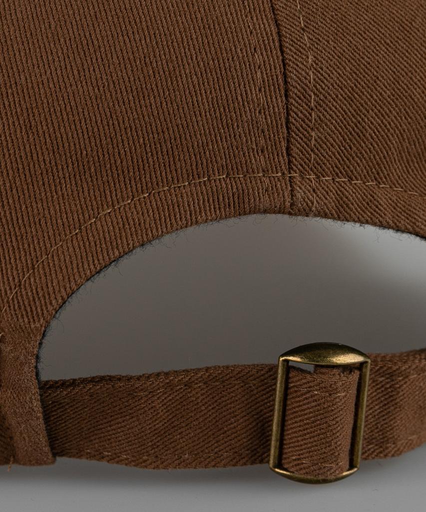 Chaebteo Standard 5-Panel Two-Tone Washing Ball Cap-Brown