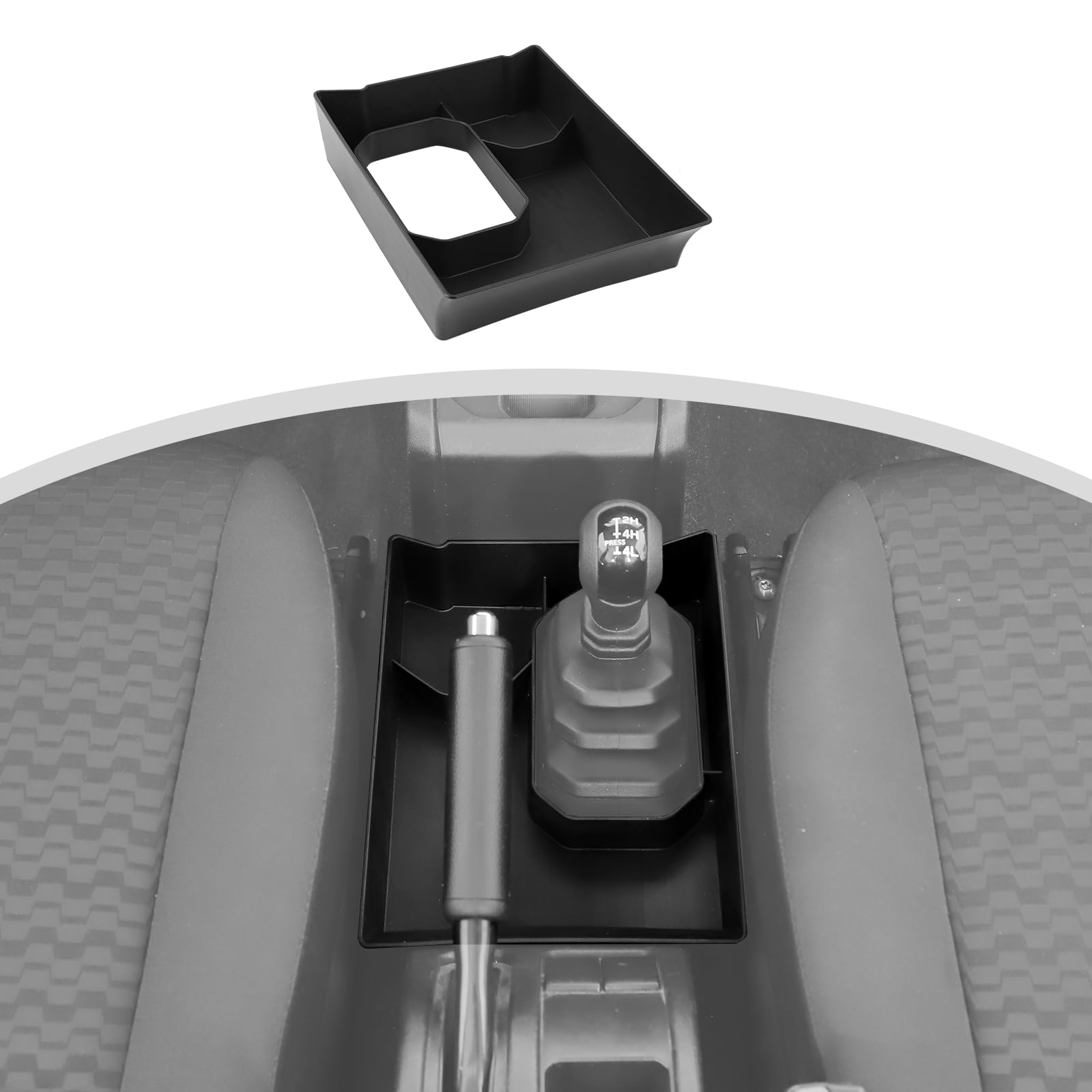 

ANTC Center Console Storage Box for Suzuki Jimny Card Storage Small Item Storage Cell Tissue Easy Abrasion Resistant JB64/JB74, Storage, Tray, Box,