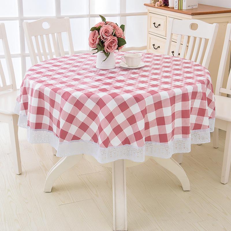 Pvc Waterproof Table Cloth Round Tablecloth Nappe Table Cover Party Wedding Table Cloth For Home Kitchen Tablecloth Mantel