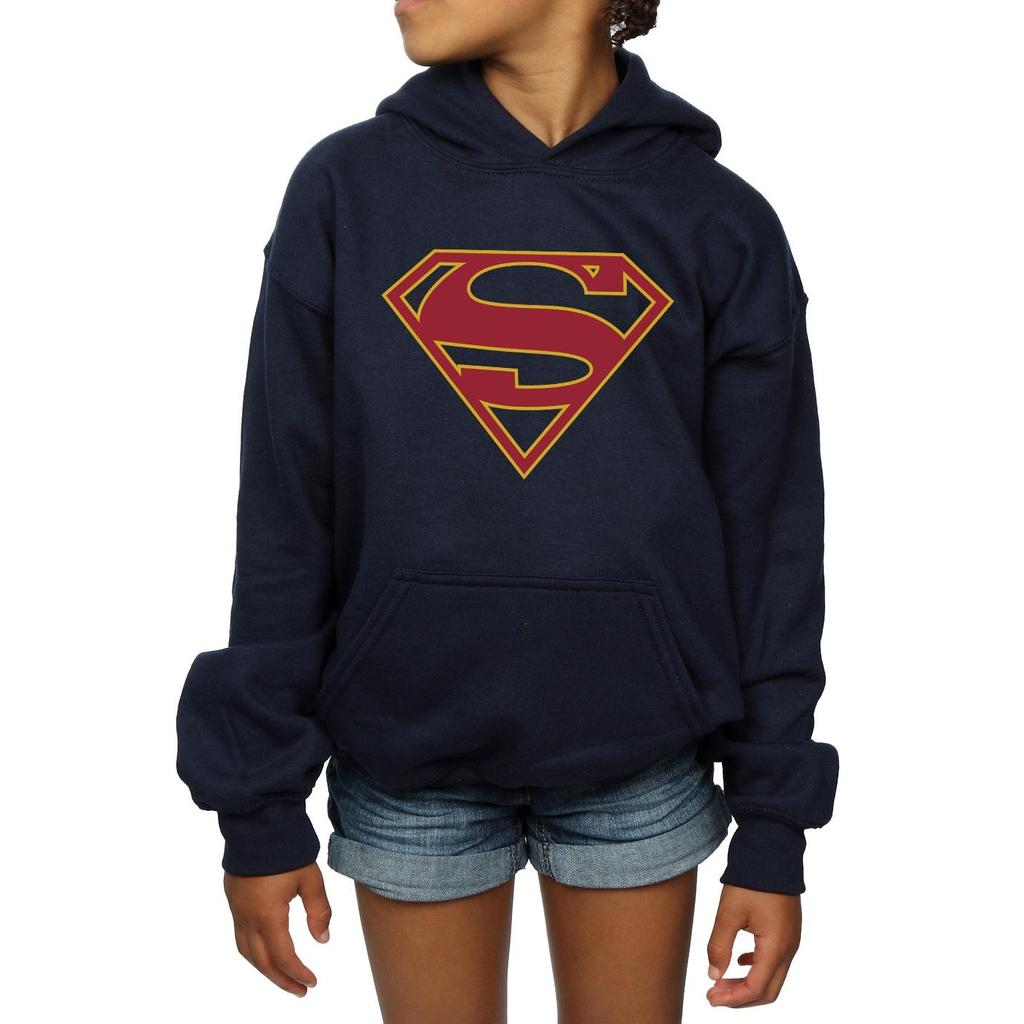 DC Comics Kapuzenpullover mit Supergirl-Logo für Mädchen