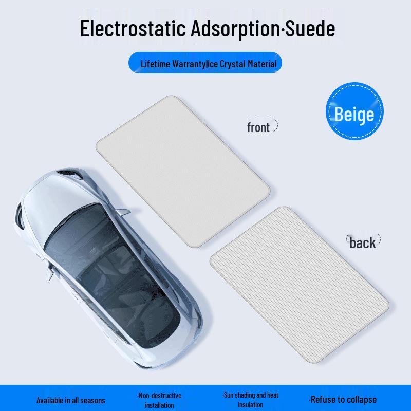 

ARCFOX & KaoLa S Sunroof Sunshade: Suede Sun Protection & Heat Insulation Car Accessory