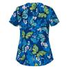 20Styles Casual Breathable Nurse Working Uniform Scrubs Blouse Short Sleeve T-shirt V-neck