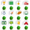Football Birthday Party Supplies, Soccer Banner & Cake Topper Decor Set