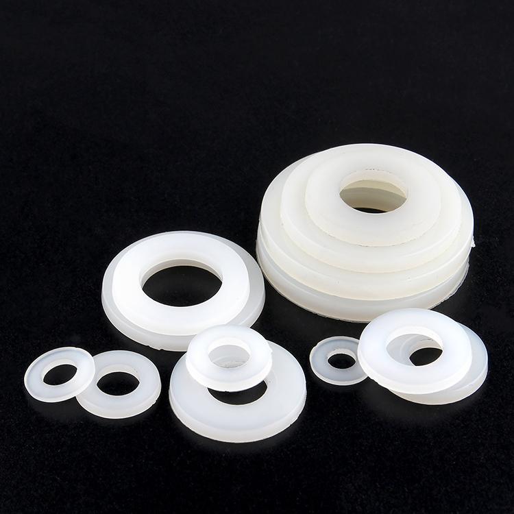 White Plastic Nylon Flat Washer Plane Spacer M2 M2.5 M3 M4 M5 M6 M8 M10 M12~ M20 Insulation Gasket Ring For Screw 1mm~3mm
