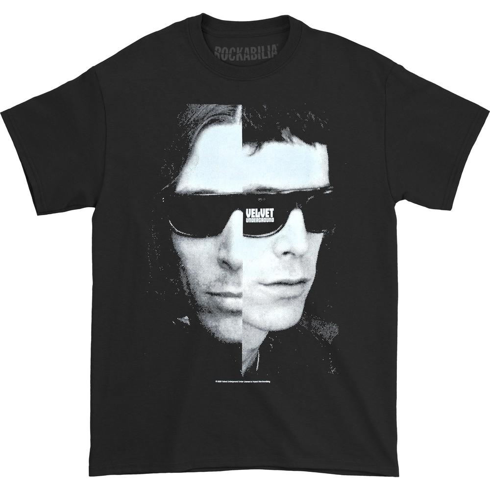 Mens Velvet Underground Faces Slim Fit T-shirt XXX-Large Black M