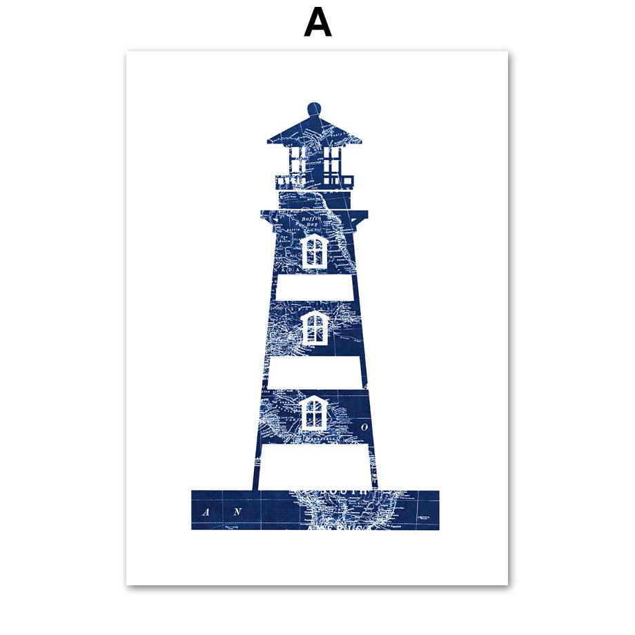 World Map Hot Air Balloon Sailboat Compass Retro Wall Art Nordic Posters Painting Cartoon Pictures Kids Room Decor Canvas Prints