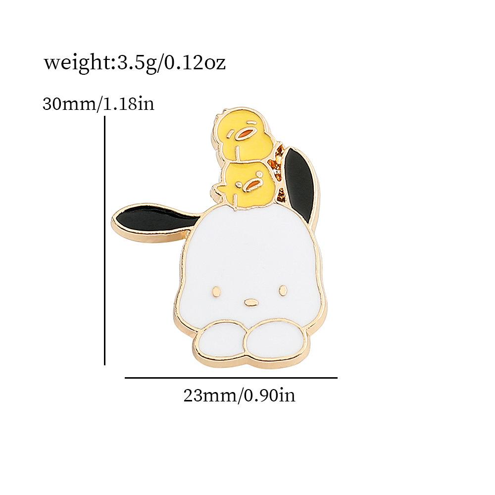 

Hot-selling Sanrio metal badge cute sweet Japanese Kulomie alloy brooch