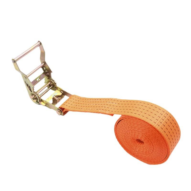 High-Strength Polyester Ratchet Cargo Straps for Packaging and Tensioning