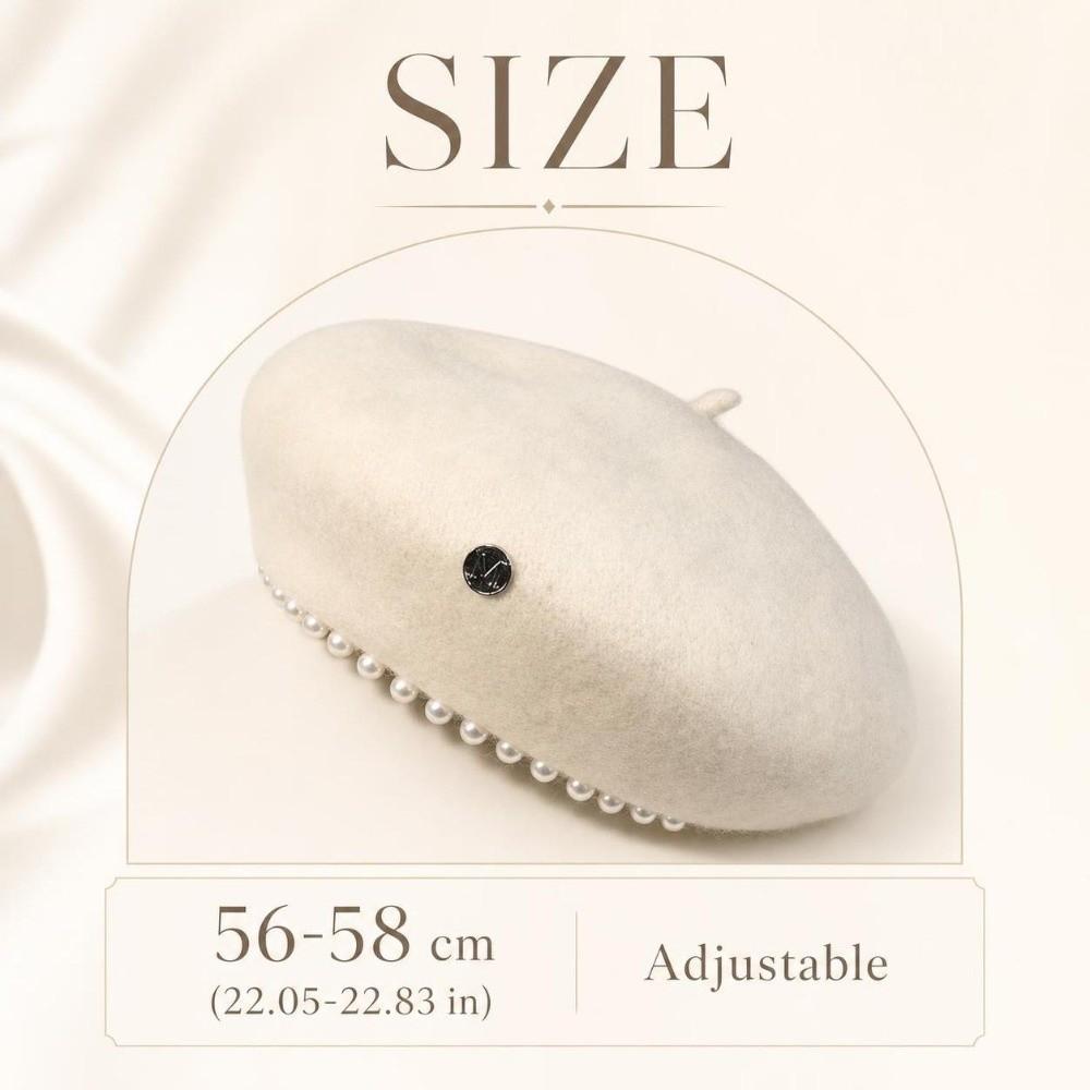 Warm Plain Cap Retro French Artist Hat Fashion Winter Wool Berets Hat for Women