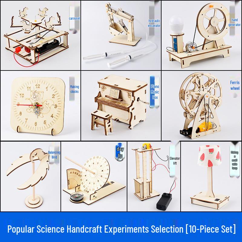 Kinder DIY Wissenschaftsexperimentierkasten: Kreative Physik-Erfindungsmaterialien für die Grundschulbildung