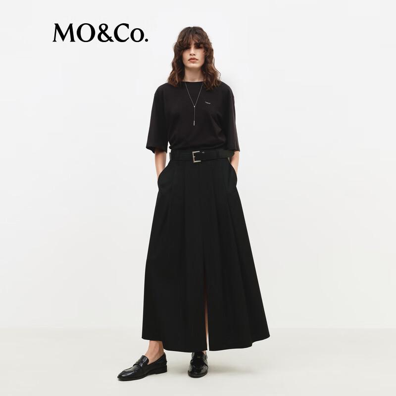 MO&Co. A-Line High-Waist Long Skirt