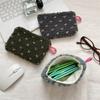 New Material Storage Bag Portable Zipper Closure Document Pouch Retro Style Lipstick Holder Daily Organizer
