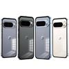 Phone Case for Google Pixel 10 Pro Xl Magnetic Wireless Charging Shockproof Protective Single Side Snap Aluminum Alloy Bumper Frame with Frosted