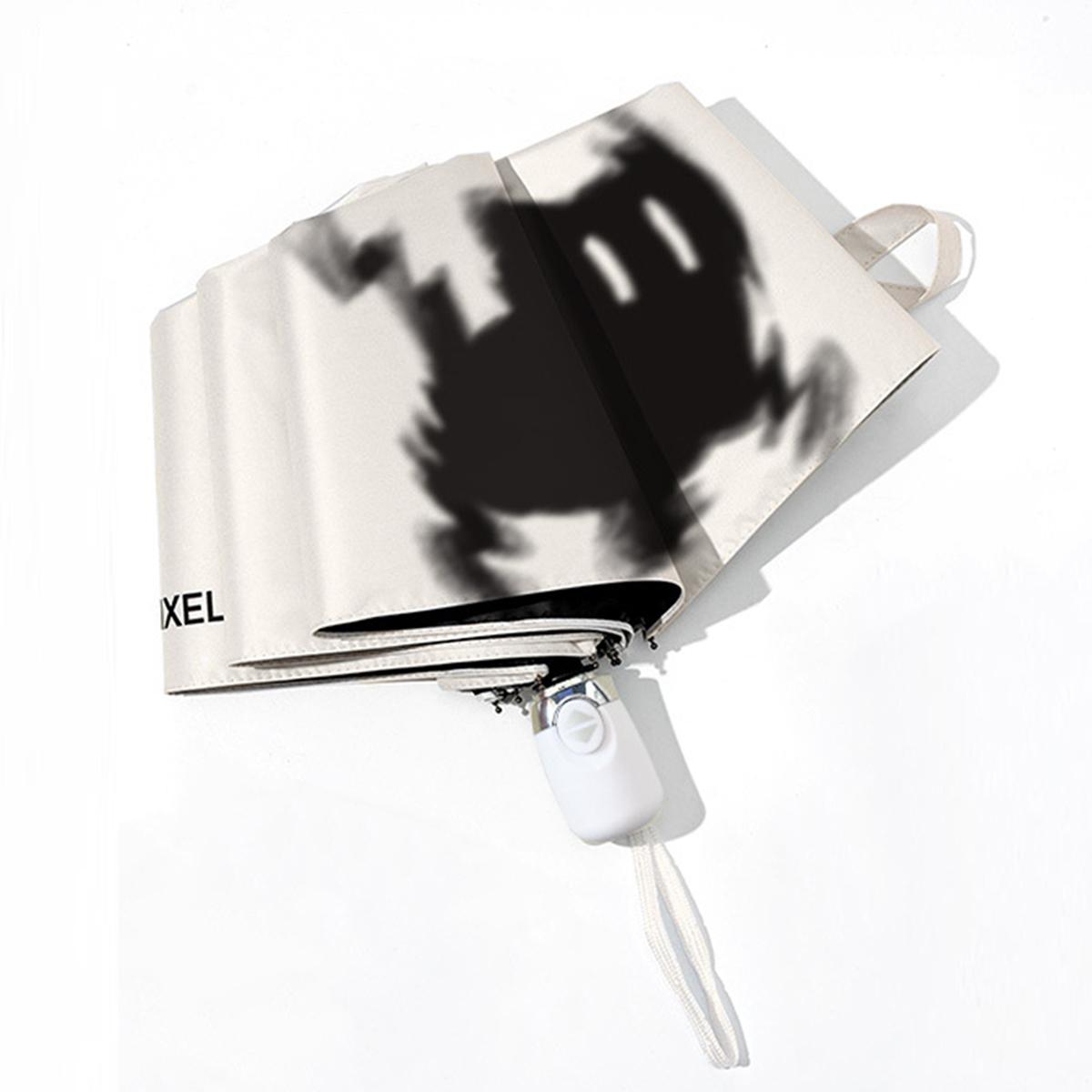 

Зонт для кошек от дождя и блеска двойного назначения, милый мультяшный зонт от солнца, маленький и простой складной зонт, устойчивый к ультрафиолетовому излучению