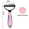 Pet Comb, Double-sided Open-knot Comb, Cleaning and Hair Removal, Cat Comb, Dog Comb, Dog Pet Comb, Pet Open-knot Comb